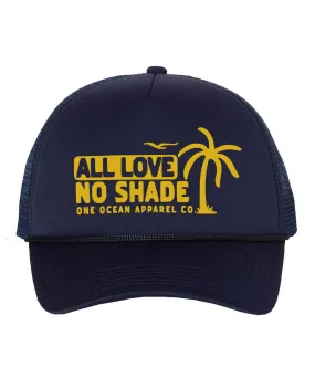 No Shade Foam Trucker Hat - Navy