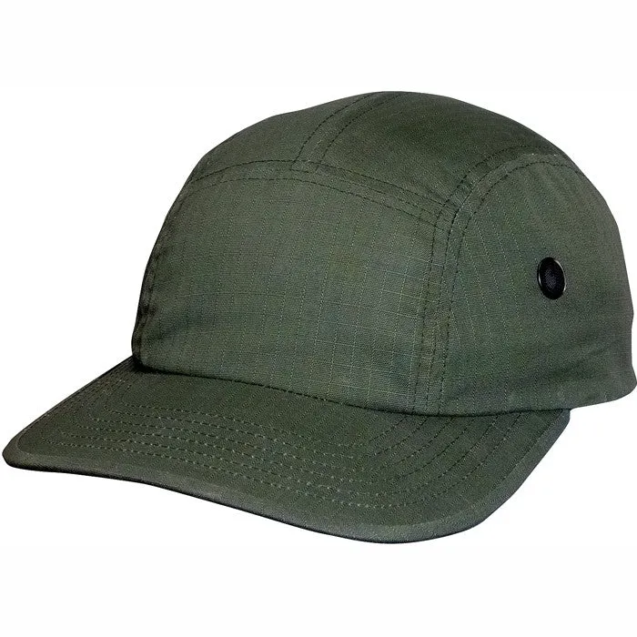 Olive Drab - Military Style Urban Street Cap - Cotton Ripstop