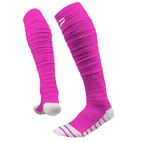 Phenom Elite 'Quantum Knit' Extra Long Padded Scrunch Socks - Pink