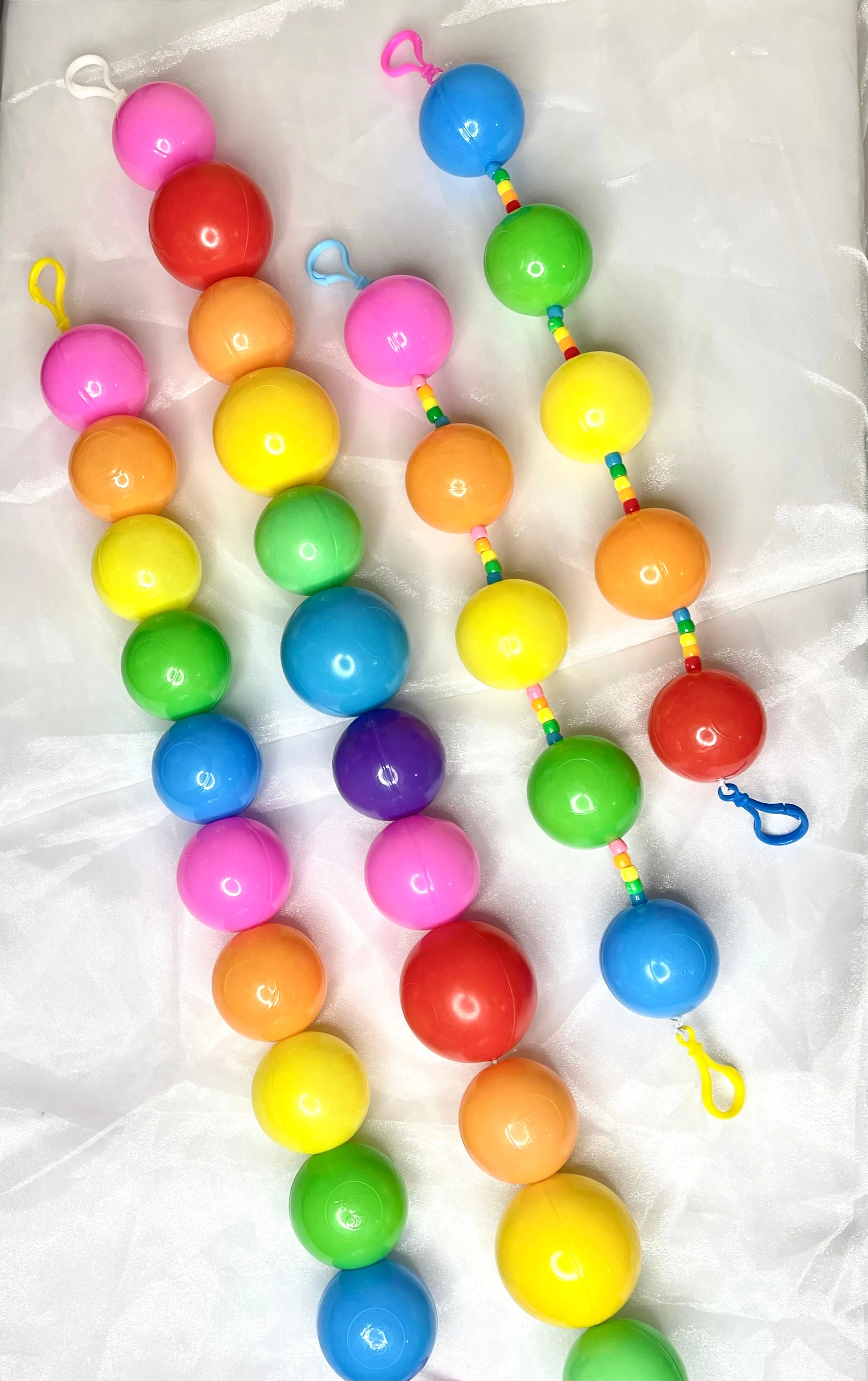 Rainbow/Pastel Rainbow Ballpit ball Belts