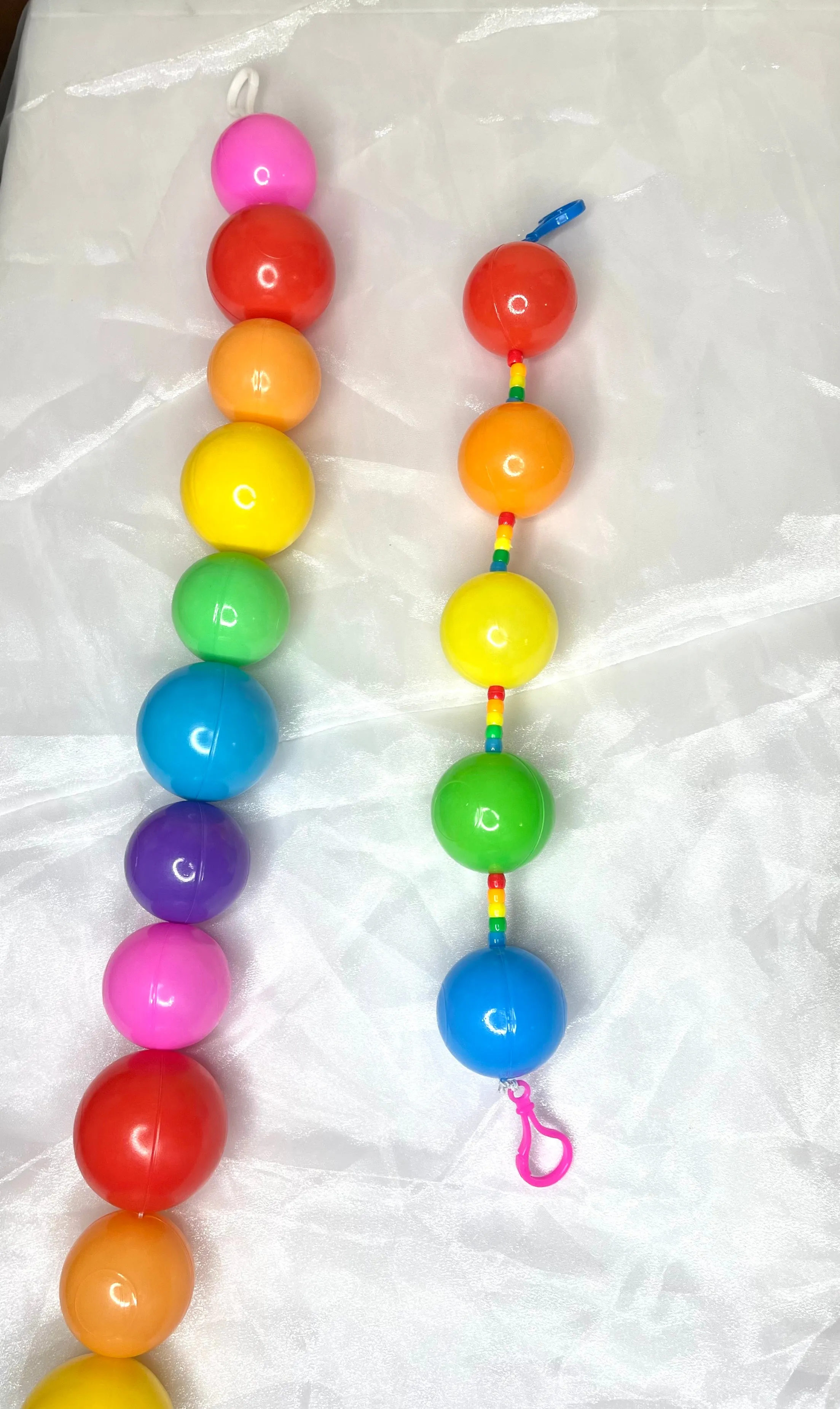 Rainbow/Pastel Rainbow Ballpit ball Belts