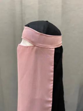 Single Layer Niqab Nude Pink