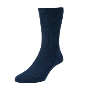 Softop Cotton Rich Diabetic Socks- Navy