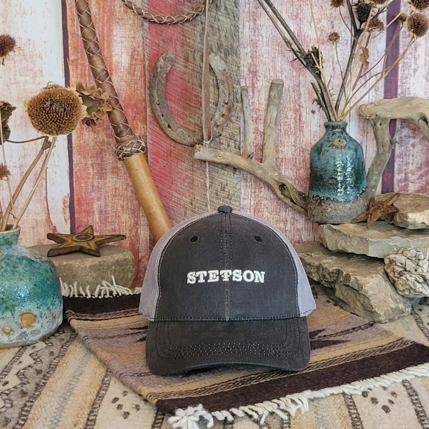 Trucker Cap by Stetson 11-077-0102-0050 BL