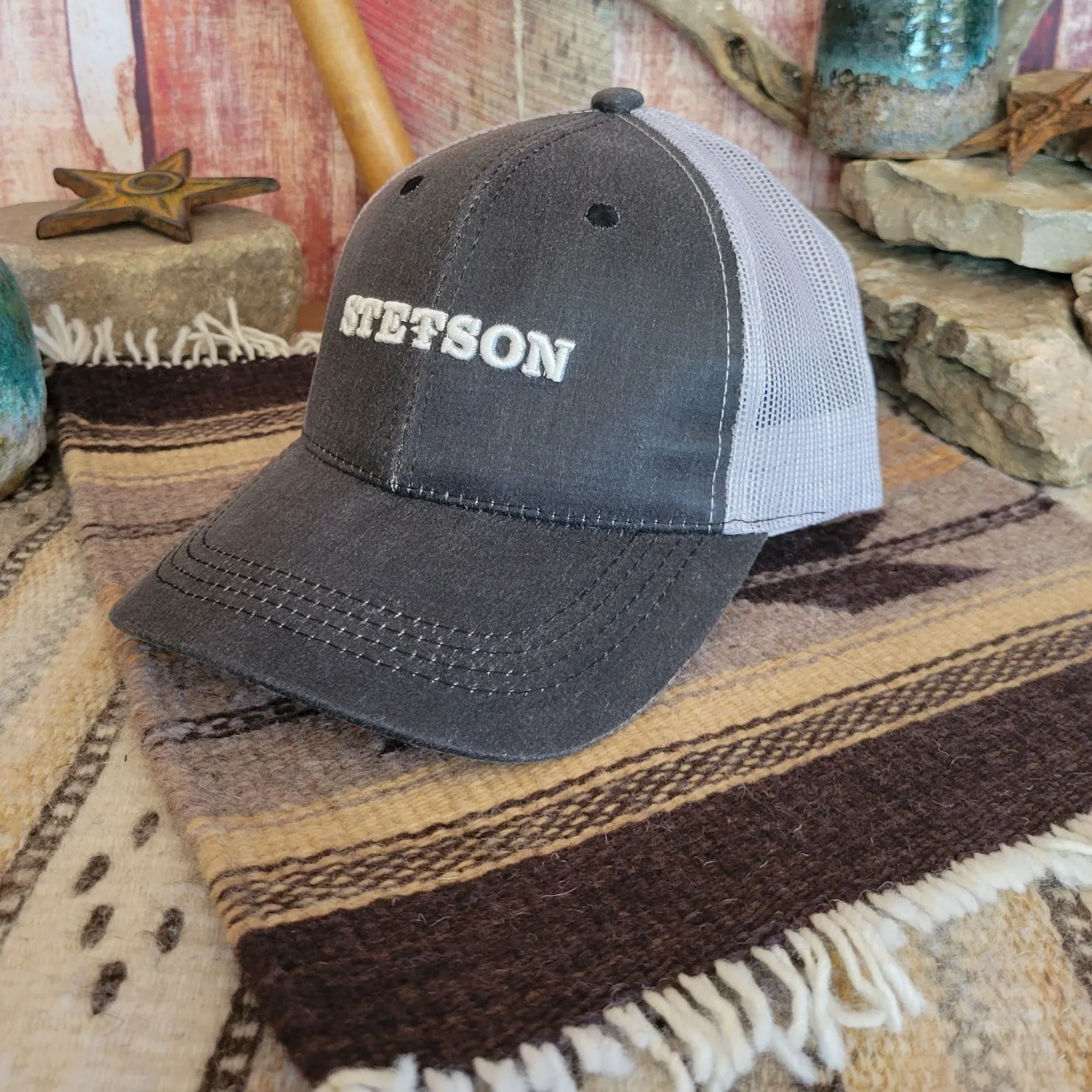 Trucker Cap by Stetson 11-077-0102-0050 BL