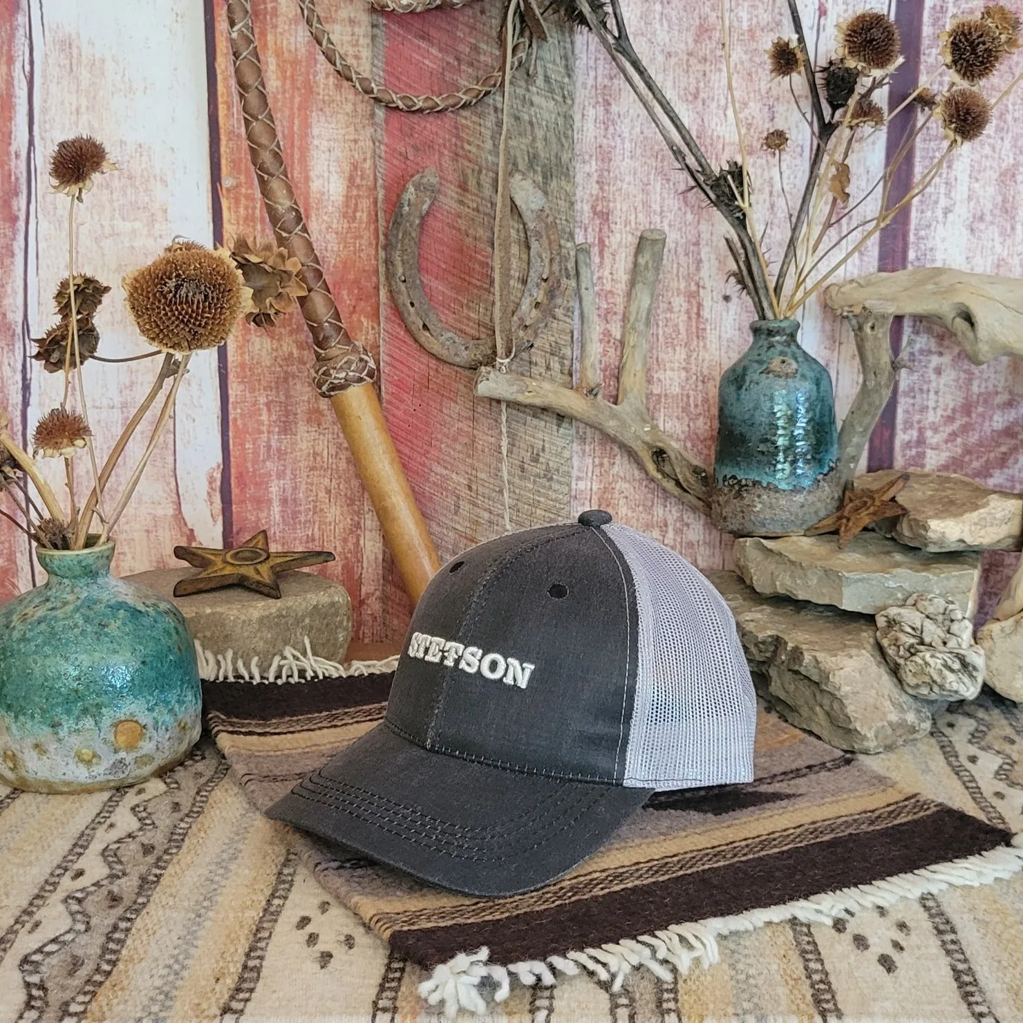 Trucker Cap by Stetson 11-077-0102-0050 BL