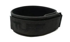 TUFF Self Locking Weightlifting Belt - All Black