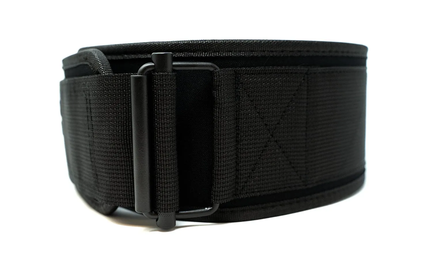 TUFF Self Locking Weightlifting Belt - All Black