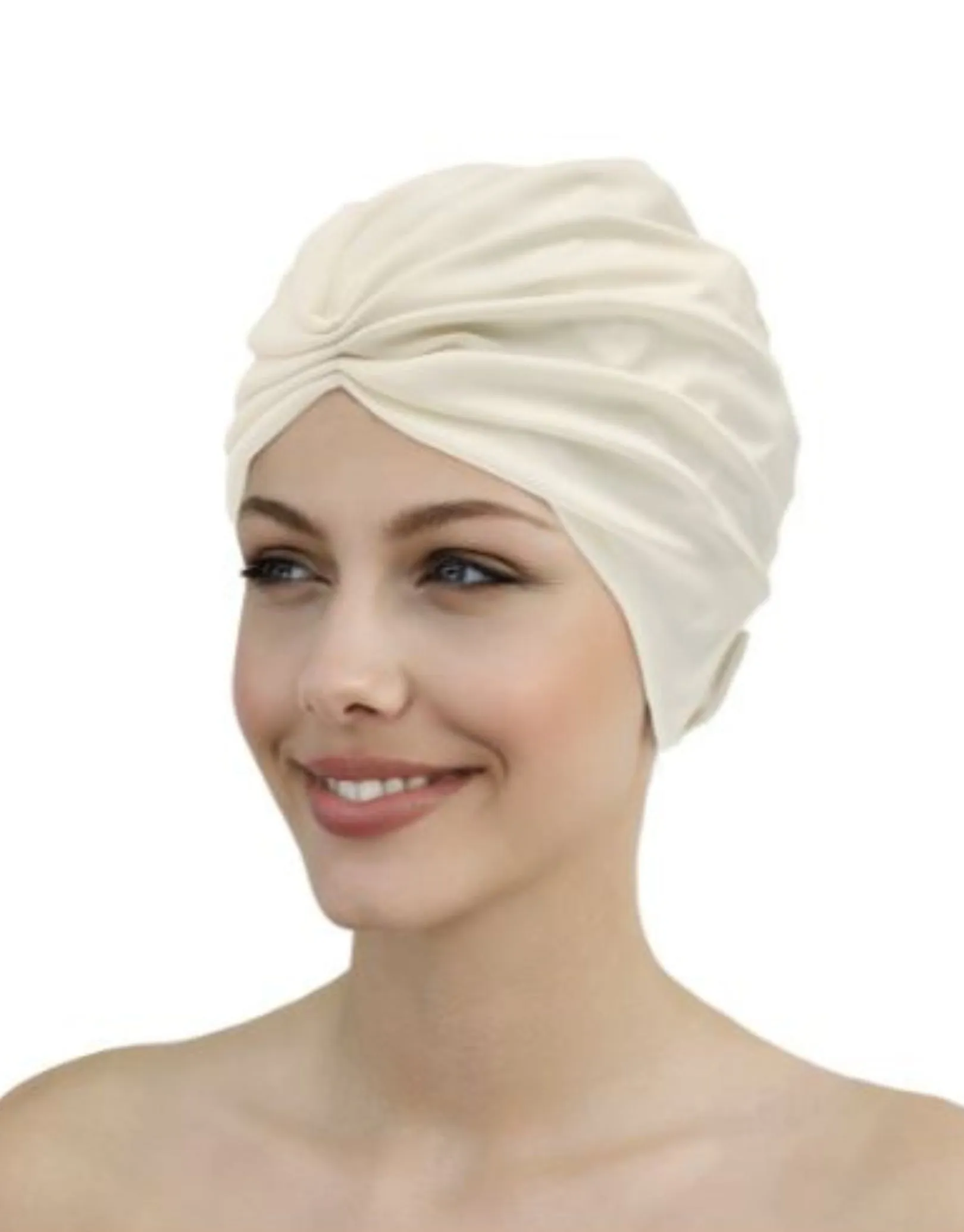 Turban Fabric Swim Cap