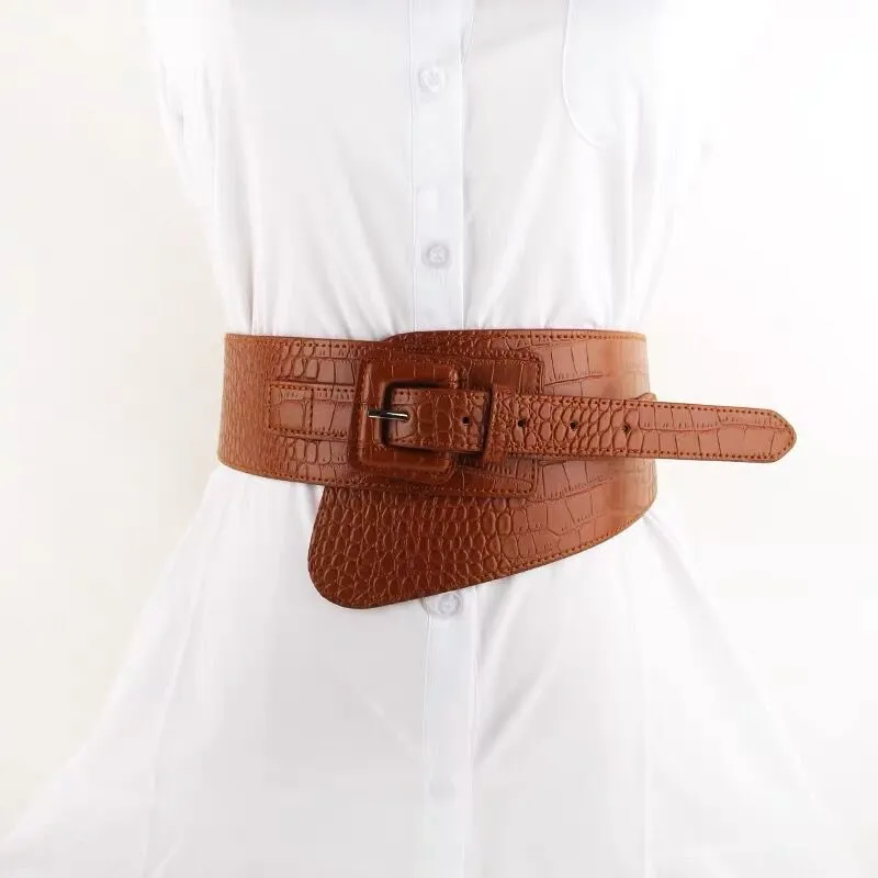 Women Wide Elastic Belts