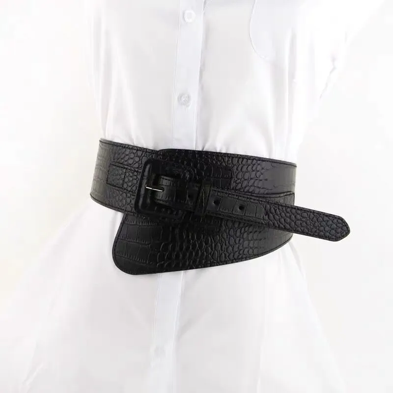 Women Wide Elastic Belts