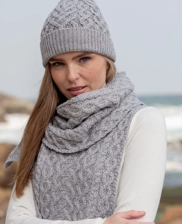 Women's Super Soft Heart Design Scarf