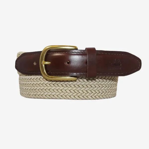 YRI Men's Stretch Elastic Belt - Khaki